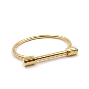 New Kinsley Armelle Bar Collection - Gold Bracelet (L/XL)